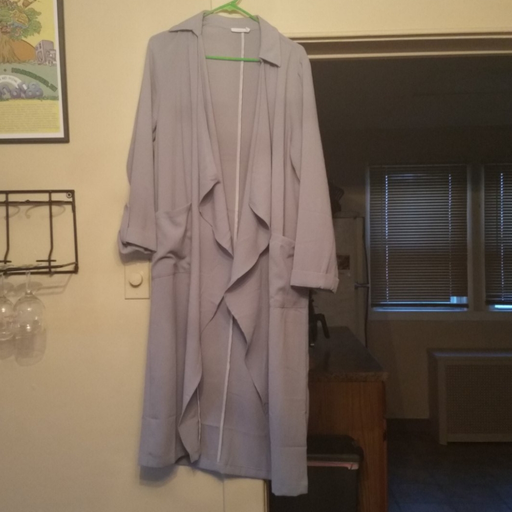 Lavendar Throw Trench